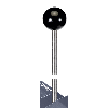 Tige de transport ergonomique pour déplacement facile, inox, lg 560mm