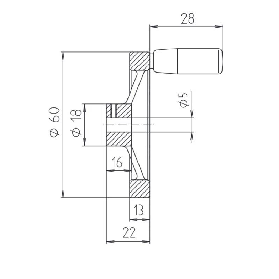 Volant Type: PLM20/40x20 d=60-Lire la description