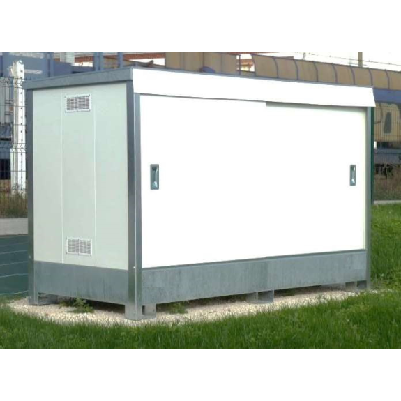 Conteneur Compack 8 fûts/2 IBC hauteur standard avec portes Conteneur Compack 8 fûts/2 IBC hauteur standard avec portes-Lire la description