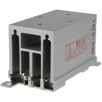 Dissipateur montage rail DIN pour G3NA-205B, G3NA-210B, G3NA-D210B-Lire la description
