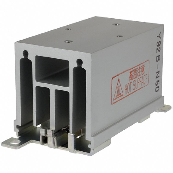 Dissipateur montage rail DIN pour G3NA-205B, G3NA-210B, G3NA-D210B-Lire la description