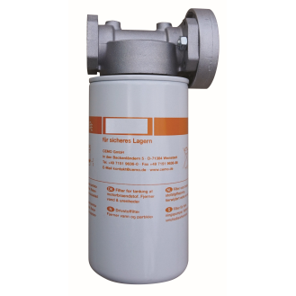 Filtre à eau et particules 70 l/min, 30 ?m avec tête et bride de fixation, pour DT-Mobil PRO ACIER ADR Standard-Lire la description