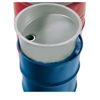 Entonnoir PFV sans couvercle pour fût acier 60 litres-Lire la description