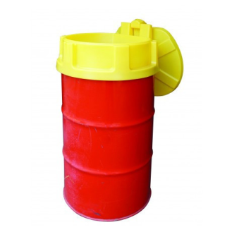 Entonnoir PE avec couvercle pour fût de 200 litres-Lire la description