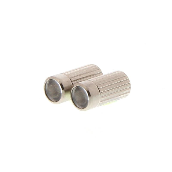 Lentilles pour fibres optiques en barrage (la paire)-Lire la description
