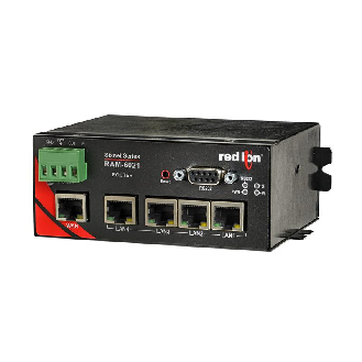 Routeur Secure 5 ports Ethernet, 1 port serie, Modbus/DNP3 gateway-Lire la description
