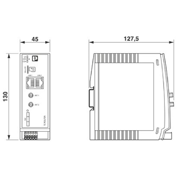 Routeur industriel 3G avec interfaces Ethernet-Lire la description