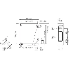 Laser de mesure CMOS P=60-210mm 4-20mA, PNP (x2), M12 8P