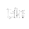 Laser de mesure Point 4-20mA/0-10V+PNP P=200-1000mm Teach / M12 8P