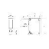 Laser de mesure Ligne 4-20mA/0-10Vdc+PNP P=50-300mm Teach / Câble 2m