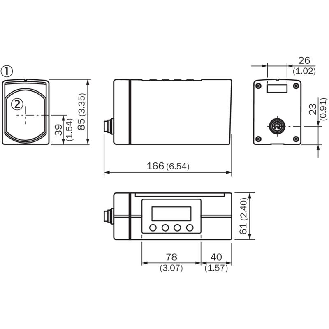 Laser de mesure P=130m, SSI PNP/NPN, M16 8P-Lire la description