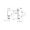 Laser de mesure Point P150-2500mm ANA PNP/NPN IO-Link M12 5P