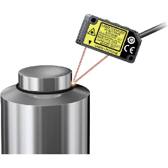 Laser de mesure P=50mm ±15mm, PNP, 0-5V, IO-Link, câble 2m-Lire la description
