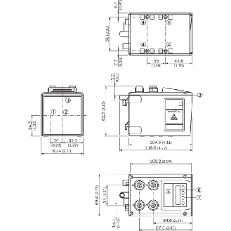 Laser de mesure P=0,15-200m PNP/NPN (x2), Ethernet-Lire la description