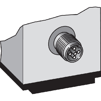 Laser de mesure IR P=0,05-12m ANA PNP/NPN IO-Link / M12 5P-Lire la description