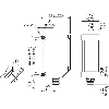 Laser de mesure P=50-150mm 4-20mA PNP/NPN / M12 5P+C0.3m