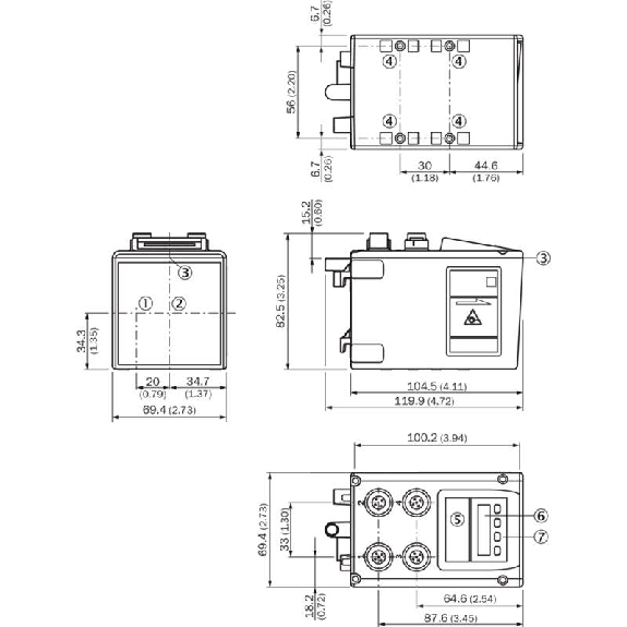 Laser de mesure P=0,15-200m PNP/NPN (x2), PROFINET Laser de mesure P=0,15-200m PNP/NPN (x2), PROFINET-Lire la description