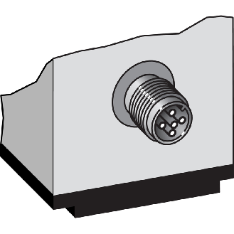 Laser de mesure P=0,2-70m 0-20mA/4-20mA / M12 5P-Lire la description