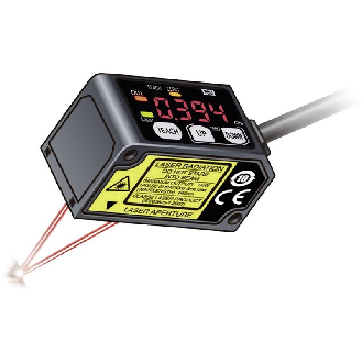 Laser de mesure P=100mm ±35mm, PNP, 0-5V, IO-Link, Câble 2m-Lire la description