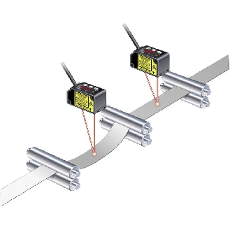Laser de mesure P=100mm ±35mm, PNP, 0-5V, IO-Link, Câble 2m-Lire la description