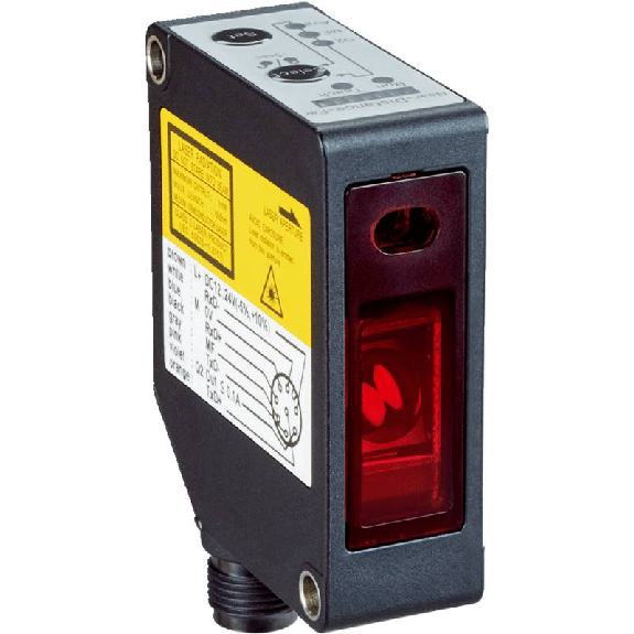 Laser de mesure CMOS P=40-60mm 0-10V, PNP (x2), M12 8P Laser de mesure CMOS P=40-60mm 0-10V, PNP (x2), M12 8P-Lire la description