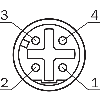 Laser de mesure P=0,15-100m PNP/NPN (x2), PROFINET