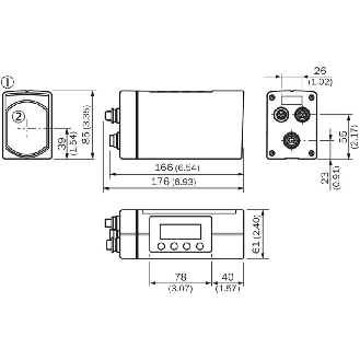 Laser de mesure P=220m PROFIBUS-DP PNP/NPN, M12B 5P M16B 8P-Lire la description