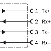 Laser de mesure P=0,15-200m PNP/NPN (x2), PROFINET