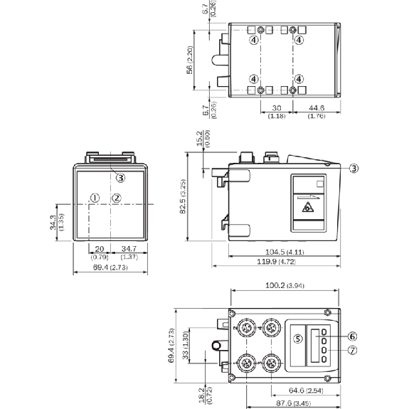 Laser de mesure P=0,15-200m PNP/NPN (x2), PROFINET-Lire la description