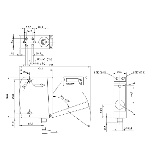 Laser de mesure P=150-2000mm 4-20mA PNP/NPN / M12 5P-Lire la description