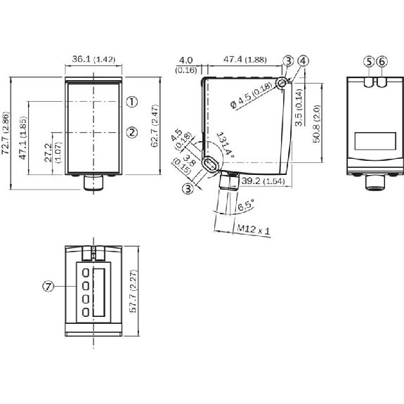 Laser de mesure P=0,2-10m PNP (x2) / M12 5P Laser de mesure P=0,2-10m PNP (x2) / M12 5P-Lire la description