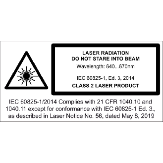 Laser de mesure différentiel Fct analyse de tolérances / M08 4P-Lire la description