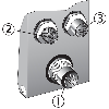 Laser de mesure P=50m PROFIBUS-DP PNP/NPN, M12B 5P M16B 8P
