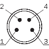Laser de mesure P=50-150mm 4-20mA / M08 4P