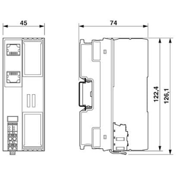 Coupleur de bus Sercos IP20 Axioline F Coupleur de bus Sercos IP20 Axioline F-Lire la description