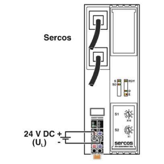 Coupleur de bus Sercos IP20 Axioline F Coupleur de bus Sercos IP20 Axioline F-Lire la description