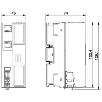Coupleur de bus, PROFINET, IP20, Axioline F-Lire la description