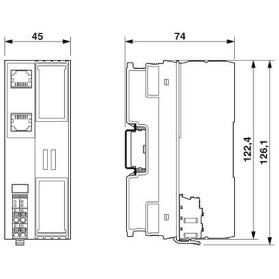 Coupleur de bus, PROFINET, IP20, Axioline F Coupleur de bus, PROFINET, IP20, Axioline F-Lire la description