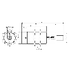 Coupleur inductif, Unidirect., M30, Base, 8xPNP, P5mm, M12 12P