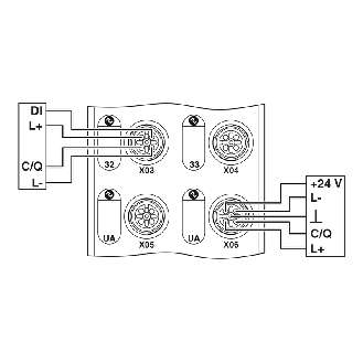 Appareil Ethernet Modbus TCP, 8 ports IO-Link, 4 entrées TOR, 24V-Lire la description