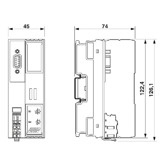 Coupleur de bus PROFIBUS DP IP20 Axioline F Coupleur de bus PROFIBUS DP IP20 Axioline F-Lire la description