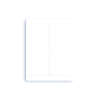 Etiquettes adhésives blanches 20x80 (Boite de 40p)