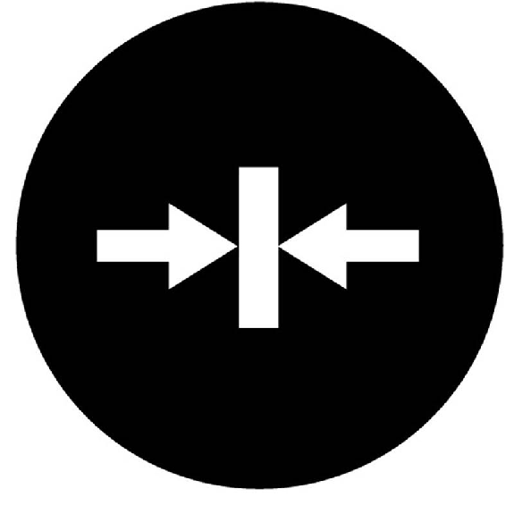 Étiquette, plate noire, symbole serrage-Lire la description