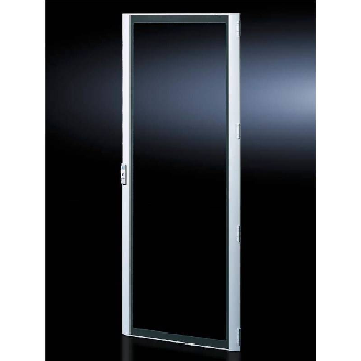 Porte vitrée RAL7035/RAL9005-IP55 800x2000x-mm (LxHxP)-Lire la description