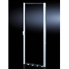 Porte vitrée RAL7035/RAL9005-IP55 800x2000x-mm (LxHxP)