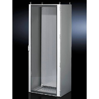 Porte vitrée RAL7035/RAL9005-IP55 800x2000x-mm (LxHxP)-Lire la description