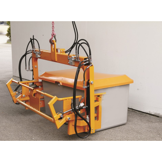 Palonnier hydraulique basculable pour bac à sel 400 litres-Lire la description