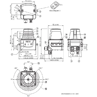 Capteur 2D-LiDAR Indoor 0,05 m ... 10 m, Horizontal (270°), 16 champs-Lire la description