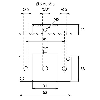 Bride de fixation, pour sonde, Ø 6mm, rail DIN