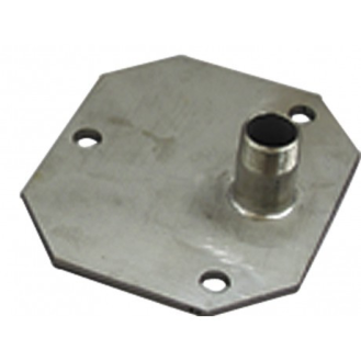 Bride en inox avec filetage pas gaz DN32-Lire la description